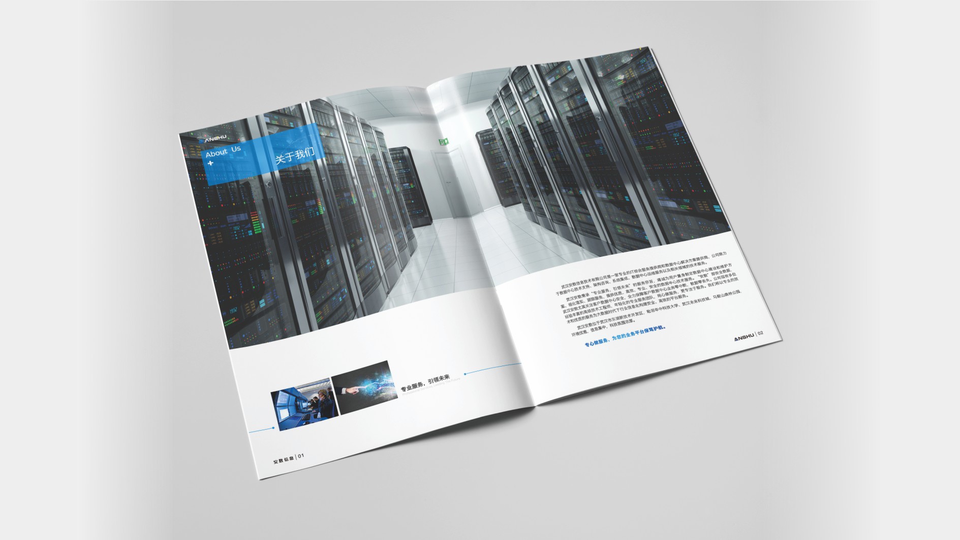 武汉安数信息技术画册设计