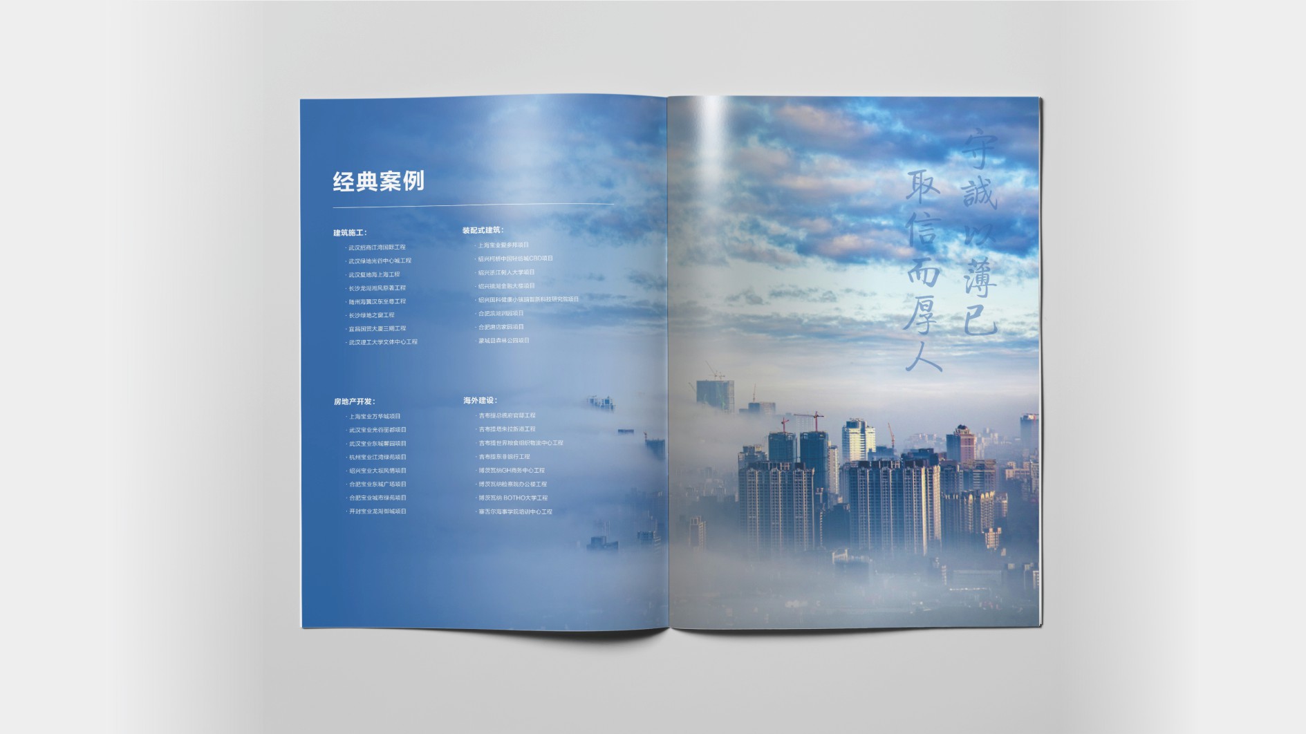 武汉宝业建设集团画册设计